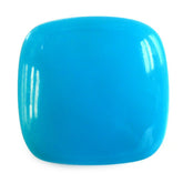 SLEEPING BEAUTY TURQUOISE PLAIN LENTIL CUSHION 14MM 7.98 Cts.