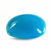 SLEEPING BEAUTY TURQUOISE PLAIN LENTIL CUSHION 14MM 7.98 Cts.