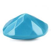 SLEEPING BEAUTY TURQUOISE CHECKER CUT CUSHION 17MM 14.10 Cts.