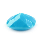 SLEEPING BEAUTY TURQUOISE CHECKER CUT CUSHION 12MM 5.27 Cts.