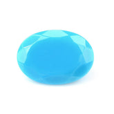 SLEEPING BEAUTY TURQUOISE CUT OVAL 14X10MM 4.97 Cts.