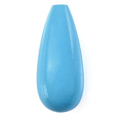 SLEEPING BEAUTY TURQUOISE PLAIN DROPS (HALF DRILL) 16X7MM 4.55 Cts.