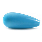 SLEEPING BEAUTY TURQUOISE PLAIN DROPS (HALF DRILL) 16X7MM 4.55 Cts.