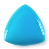 SLEEPING BEAUTY TURQUOISE PLAIN LENTIL TRILLION 15MM 8.35 Cts.