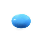 SLEEPING BEAUTY TURQUOISE PLAIN LENTIL OVAL (AAA) 8.00X6.00 MM 1.03 Cts.