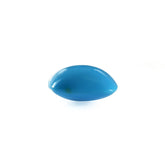 SLEEPING BEAUTY TURQUOISE PLAIN LENTIL CUSHION (AAA) 14.00X14.00 MM 8.85 Cts.