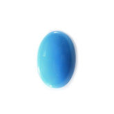 SLEEPING BEAUTY TURQUOISE PLAIN OVAL CAB (AAA) 12 X 8 MM 2.88 Cts.