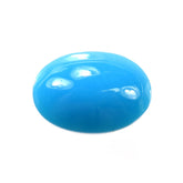 SLEEPING BEAUTY TURQUOISE PLAIN LENTIL OVAL (BLUE GREEN/SPECIAL) (AA) 7 X 5 MM 0.77 Cts.