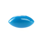SLEEPING BEAUTY TURQUOISE PLAIN LENTIL OVAL (BLUE GREEN/SPECIAL) (AA) 7 X 5 MM 0.77 Cts.