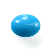 SLEEPING BEAUTY TURQUOISE PLAIN LENTIL OVAL BLUE GREEN SPECIAL (AA) 9.00X7.00 MM 1.55 Cts.
