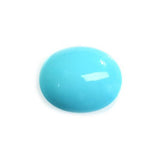 SLEEPING BEAUTY TURQUOISE PLAIN LENTIL OVAL (AA) 11.00X9.00 MM 1.31 Cts.