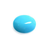 SLEEPING BEAUTY TURQUOISE PLAIN LENTIL OVAL (AA) 10.00X8.00 MM 1.73 Cts.