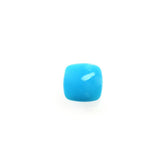 SLEEPING BEAUTY TURQUOISE PLAIN LENTIL CUSHION (AA) 5 X 5 MM 0.50 Cts.