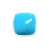SLEEPING BEAUTY TURQUOISE PLAIN LENTIL CUSHION (AA) 8.00X8.00 MM 1.41 Cts.