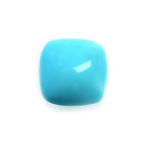 SLEEPING BEAUTY TURQUOISE PLAIN LENTIL CUSHION (AA) 8.00X8.00 MM 1.00 Cts.