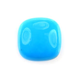 SLEEPING BEAUTY TURQUOISE PLAIN CUSHION CAB (SPECIAL) 8.00X8.00 MM 38.10 Cts.