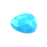 SLEEPING BEAUTY TURQUOISE ROSE CUT BRIOLETE PEARISH (AAA) 8.00X6.00 MM 19.05 Cts.