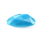 SLEEPING BEAUTY TURQUOISE ROSE CUT BRIOLETE PEARISH (AAA) 8.00X6.00 MM 19.05 Cts.