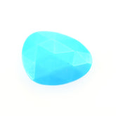 SLEEPING BEAUTY TURQUOISE ROSE CUT BRIOLETE PEARISH (AAA) 9.00X7.00 MM 1.32 Cts.