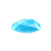 SLEEPING BEAUTY TURQUOISE ROSE CUT PEARISH CAB (AAA) 8 X 6 MM 1.15 Cts.