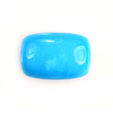 SLEEPING BEAUTY TURQUOISE PLAIN CUSHION CAB (AAA) 12 X 8 MM 3.03 Cts.