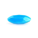 SLEEPING BEAUTY TURQUOISE TOP TABLE IRREGULAR CUT BACK OVAL (SPECIAL) 9 X 7 MM 1.28 Cts.