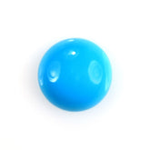 SLEEPING BEAUTY TURQUOISE PLAIN ROUND CAB (SUPER/SI) 8 MM 1.48 Cts.
