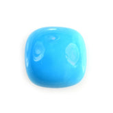 SLEEPING BEAUTY TURQUOISE PLAIN CUSHION CAB (AAA) 8 X 8 MM 1.93 Cts.