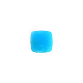 SLEEPING BEAUTY TURQUOISE PLAIN CUSHION CAB (SPECIAL) 3 X 3 MM 0.14 Cts.
