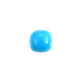 SLEEPING BEAUTY TURQUOISE PLAIN CUSHION CAB (SPECIAL) 3 X 3 MM 0.15 Cts.