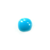SLEEPING BEAUTY TURQUOISE PLAIN CUSHION CAB (BLUE GREEN/SPECIAL) 3 X 3 MM 0.13 Cts.