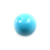 SLEEPING BEAUTY TURQUOISE PLAIN HIGH DOME ROUND CAB (AAA) 8 MM 2.65 Cts.