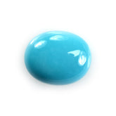 SLEEPING BEAUTY TURQUOISE PLAIN OVAL CAB (BLUE GREEN/AAA) 11 X 9 MM 2.89 Cts.