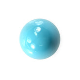 SLEEPING BEAUTY TURQUOISE PLAIN HIGH DOME ROUND CAB (BLUE GREEN/AA) 8 MM 2.54 Cts.