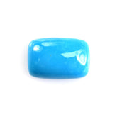 SLEEPING BEAUTY TURQUOISE PLAIN CUSHION CAB (BLUE GREEN/SPECIAL) 12 X 8 MM 3.45 Cts.
