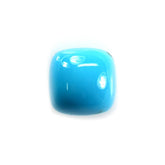 SLEEPING BEAUTY TURQUOISE PLAIN CUSHION CAB (BLUE GREEN/AAA) 6 X 6 MM 0.90 Cts.