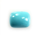 SLEEPING BEAUTY TURQUOISE PLAIN CUSHION CAB (BLUE GREEN/A) 9.40 X 7.10 MM 1.75 Cts.