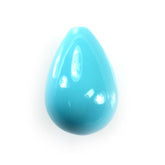SLEEPING BEAUTY TURQUOISE PLAIN DROPS (BLUE GREEN/AAA) 12 X 8 MM (HALF DRILL - 1.20 MM) 4.85 Cts.