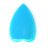 SLEEPING BEAUTY TURQUOISE PLAIN HEART CAB (BLUE GREEN/SPECIAL) 14 X 10 MM 3.52 Cts.