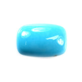 SLEEPING BEAUTY TURQUOISE PLAIN CUSHION CAB (BLUE GREEN/AAA) 12 X 8 MM 2.90 Cts.