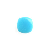 SLEEPING BEAUTY TURQUOISE PLAIN CUSHION CAB (AA) 3 X 3 MM 0.12 Cts.
