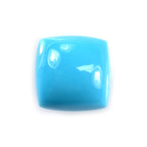 SLEEPING BEAUTY TURQUOISE PLAIN CUSHION CAB (ANTIQUE) (AA) 8 X 8 MM 2.09 Cts.