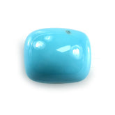 SLEEPING BEAUTY TURQUOISE PLAIN CUSHION CAB (A) 12 X 10 MM 4.55 Cts.