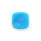 SLEEPING BEAUTY TURQUOISE PLAIN CUSHION CAB (AA) 6 X 6 MM 0.87 Cts.