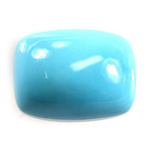 SLEEPING BEAUTY TURQUOISE PLAIN CUSHION CAB (A) 15 X 11 MM 7.95 Cts.