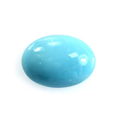 SLEEPING BEAUTY TURQUOISE PLAIN OVAL CAB (A) 10 X 7 MM 2.05 Cts.