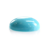 SLEEPING BEAUTY TURQUOISE PLAIN OVAL CAB (A) 10 X 7 MM 2.05 Cts.