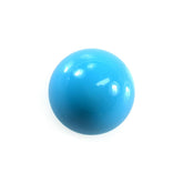 SLEEPING BEAUTY TURQUOISE PLAIN HIGH DOME ROUND CAB (AA) 8 MM 2.51 Cts.