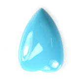 SLEEPING BEAUTY TURQUOISE PLAIN HEART CAB (A) 14 X 10 MM 3.5 Cts.