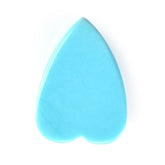 SLEEPING BEAUTY TURQUOISE PLAIN HEART CAB (A) 14 X 10 MM 3.5 Cts.